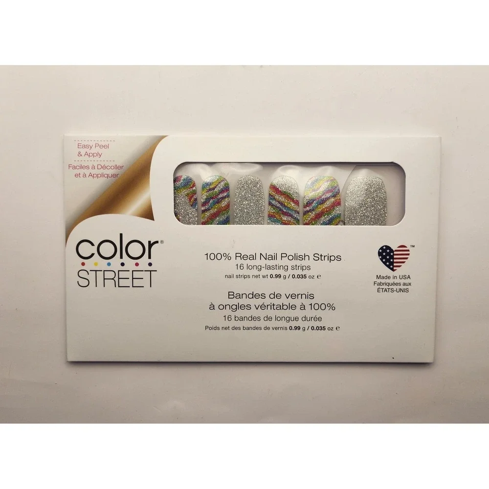 2‎ New Sets Of Color Street Real Nail Polish Strips, Cran-tastic, Inner Strength